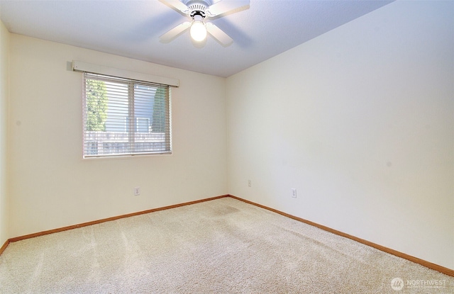 712 SE 5th Way, Battle Ground, WA 98604 - carpeted empty room with baseboards and a ceiling fan