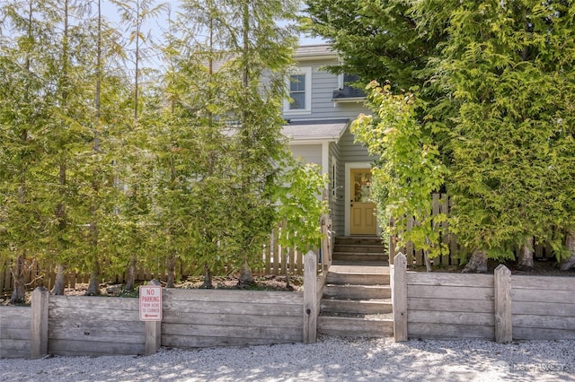 191 Compass St, Pacific Beach, WA 98571 - obstructed view of property with a fenced front yard