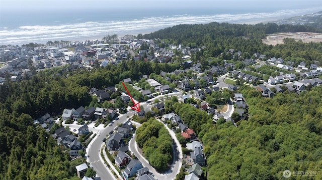 191 Compass St, Pacific Beach, WA 98571 - aerial view of property and surrounding area with a heavily wooded area and nearby suburban area