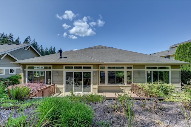 22879 NE 127th Way, Redmond, WA 98053 - rear view of house featuring roof with shingles
