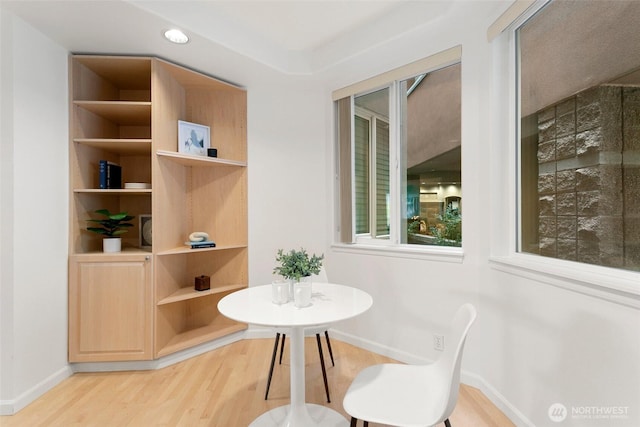 3900 2nd Ave NE Unit 204, Seattle, WA 98105 - sitting room with light wood-style flooring and baseboards