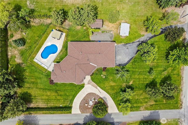 10552 Ski Hill Dr, Leavenworth, WA 98826 - bird's eye view of a pool