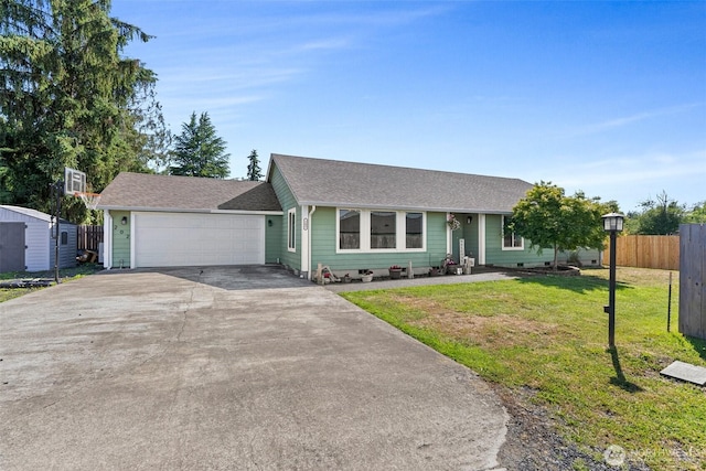 202 Abram Ln, Chehalis, WA 98532 - single story home featuring a shingled roof, concrete driveway, and an attached garage