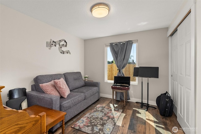 202 Abram Ln, Chehalis, WA 98532 - living room with wood finished floors and baseboards