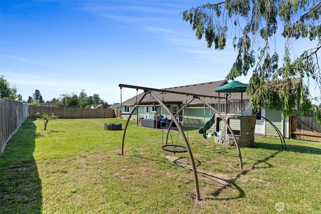 202 Abram Ln, Chehalis, WA 98532 - view of yard featuring a playground