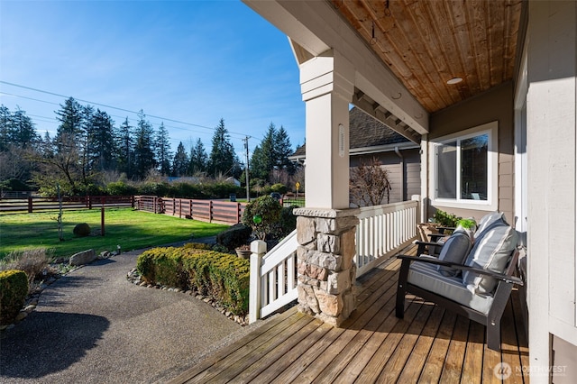 18311 Burn Rd, Arlington, WA 98223 - view of wooden porch