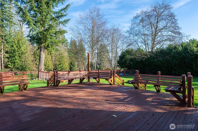 18311 Burn Rd, Arlington, WA 98223 - view of wooden terrace