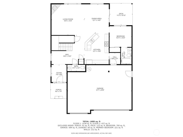 627 68th Ave E, Tacoma, WA 98424 - view of home floor plan