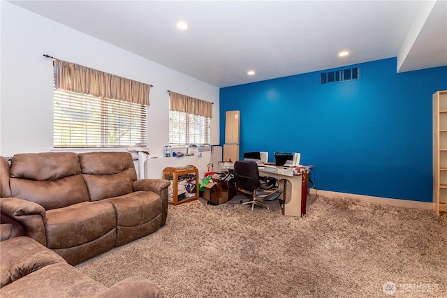 37326 19th Pl S, Federal Way, WA 98003 - carpeted home office with recessed lighting and baseboards
