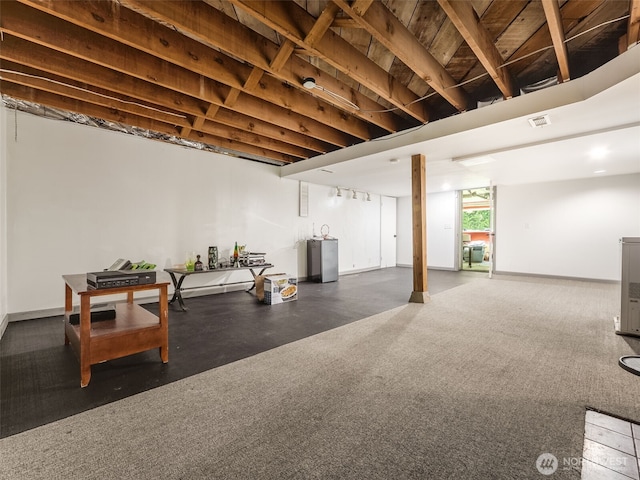 2134 SW 339th St, Federal Way, WA 98023 - below grade area with carpet and baseboards