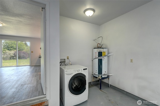 2320 183rd Street Ct E, Tacoma, WA 98445 - laundry area with washer / clothes dryer and water heater