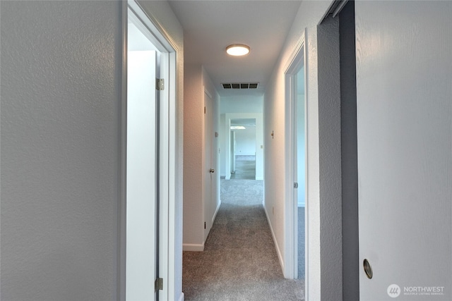 2320 183rd Street Ct E, Tacoma, WA 98445 - hall with carpet, a textured wall, and baseboards