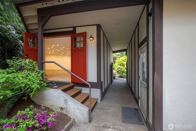 2120 Squak Mountain Loop SW, Issaquah, WA 98027 - doorway to property with stucco siding