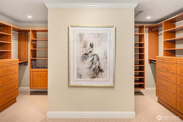 1325 Broadmoor Dr E, Seattle, WA 98112 - walk in closet featuring light carpet