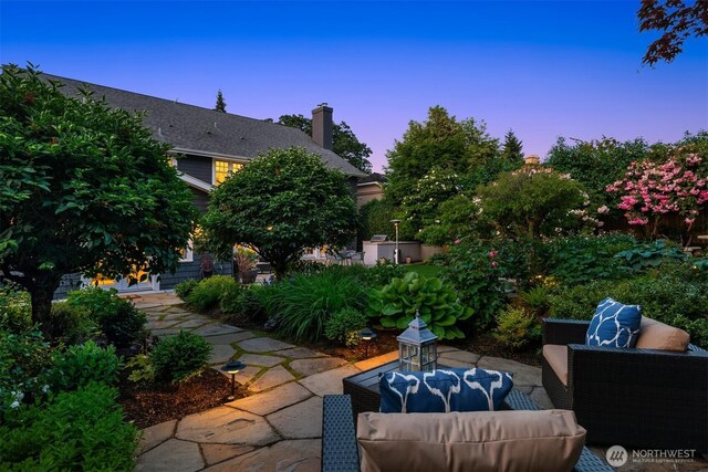 1325 Broadmoor Dr E, Seattle, WA 98112 - view of patio with an outdoor hangout area