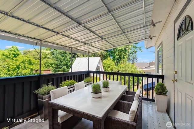 8048 S Ainsworth Ave, Tacoma, WA 98408 - deck with outdoor dining space