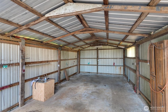 8048 S Ainsworth Ave, Tacoma, WA 98408 - garage with metal wall