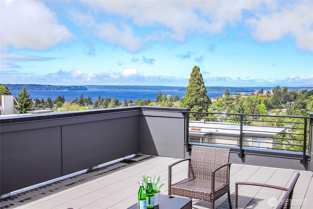 4515 44th Ave SW Unit A, Seattle, WA 98116 - balcony with a water view
