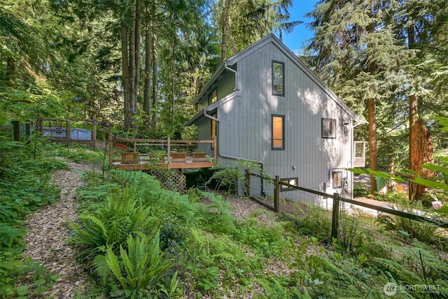 22 Bramble Way, Bellingham, WA 98229 - view of home's exterior featuring a wooden deck