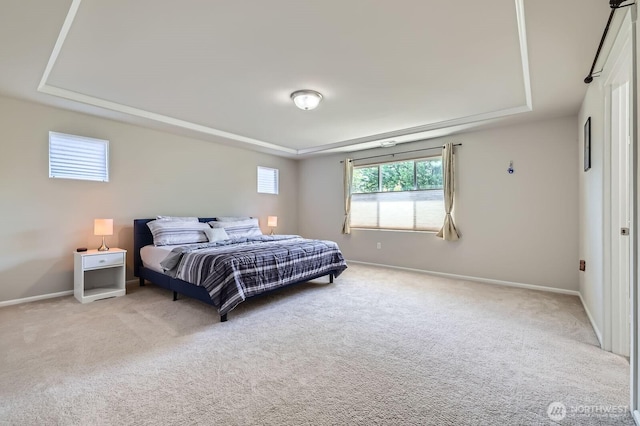 12726 36th Pl NE, Lake Stevens, WA 98258 - carpeted bedroom with a raised ceiling and baseboards