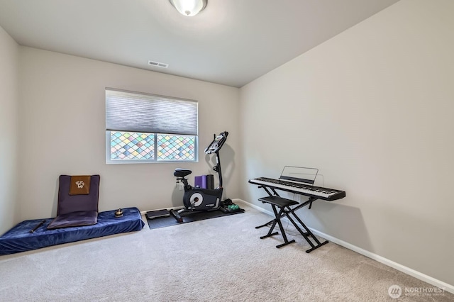 12726 36th Pl NE, Lake Stevens, WA 98258 - workout area with carpet flooring and baseboards