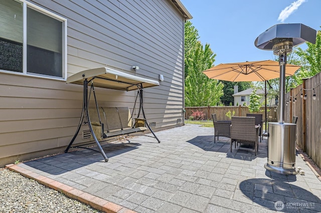 12726 36th Pl NE, Lake Stevens, WA 98258 - fenced backyard with outdoor dining area and a patio