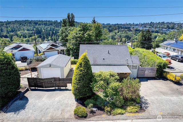 4742 22nd Ave SW, Seattle, WA 98106 - aerial view of property and surrounding area featuring a forest