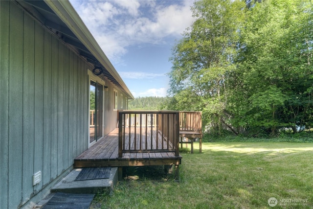 2539 123rd Ave SW, Olympia, WA 98512 - view of green lawn featuring a deck