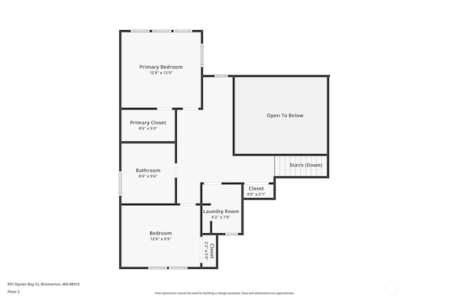 931 Oyster Bay Ct, Bremerton, WA 98312 - view of property floor plan
