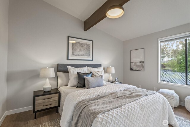 5110 NW Sammamish Rd, Issaquah, WA 98027 - bedroom with wood finished floors and baseboards