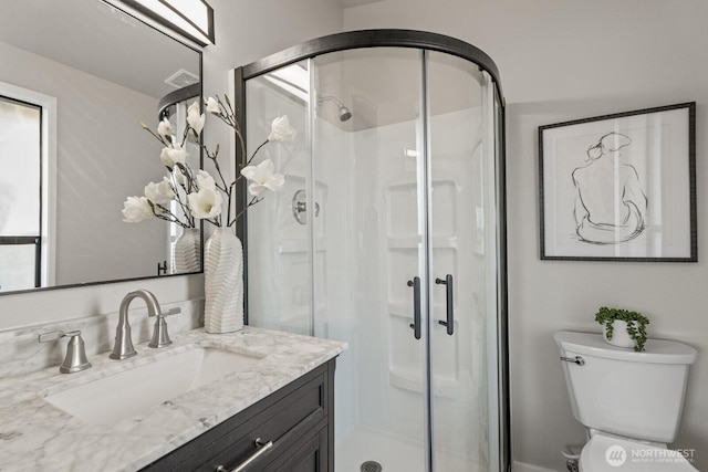 5110 NW Sammamish Rd, Issaquah, WA 98027 - full bath with a stall shower, vanity, and toilet