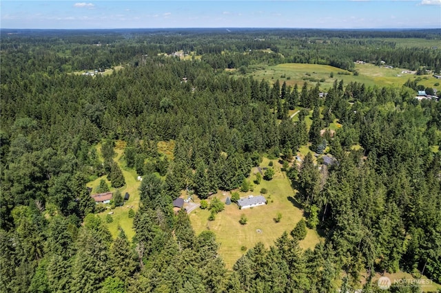 513 346th St E, Roy, WA 98580 - aerial view of property's location featuring a forest