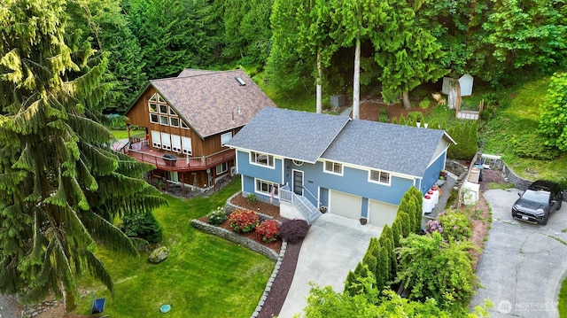649 Summit Pl, Sedro Woolley, WA 98284 - view from above of property