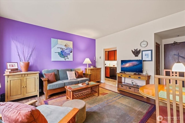 2700 4th Ave Unit 403, Seattle, WA 98121 - living area with light wood-type flooring