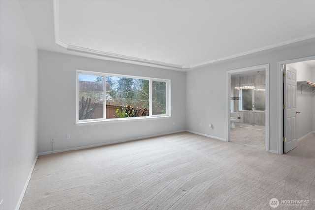 8221 53rd Ave W Unit G-27, Mukilteo, WA 98275 - unfurnished bedroom featuring carpet floors, a walk in closet, baseboards, ensuite bathroom, and a closet
