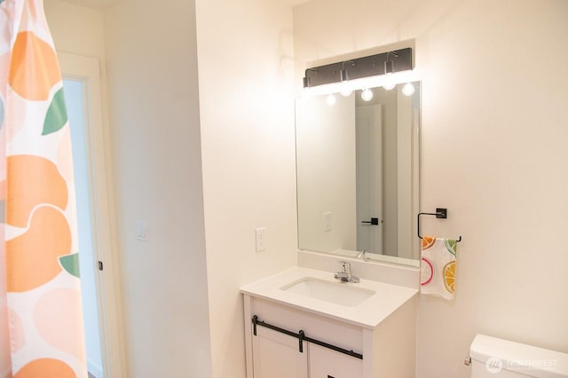1022 Peach Rd, Winlock, WA 98596 - half bathroom with vanity and toilet