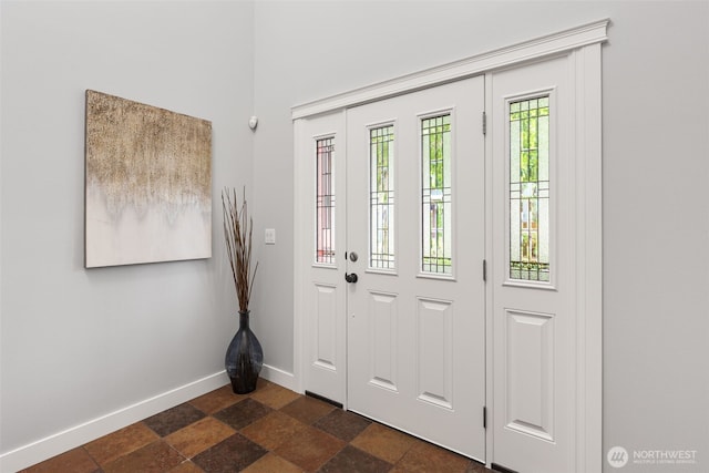 17826 20th Ave SE, Bothell, WA 98012 - entrance foyer featuring baseboards and dark stone finish flooring