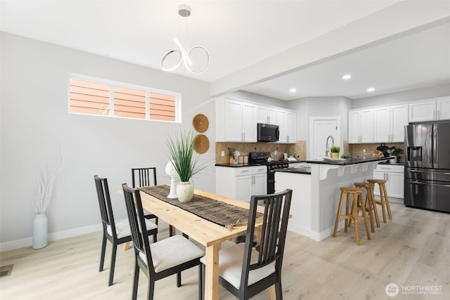 17826 20th Ave SE, Bothell, WA 98012 - dining area with recessed lighting and light wood-style floors