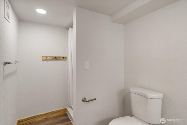 330 Highland Ave, Chelan, WA 98816 - bathroom with toilet and wood finished floors