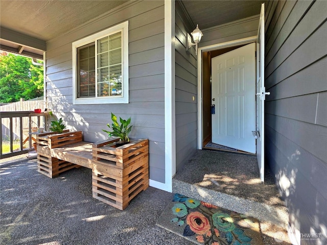 19523 71st Ave E, Spanaway, WA 98387 - doorway to property featuring a porch