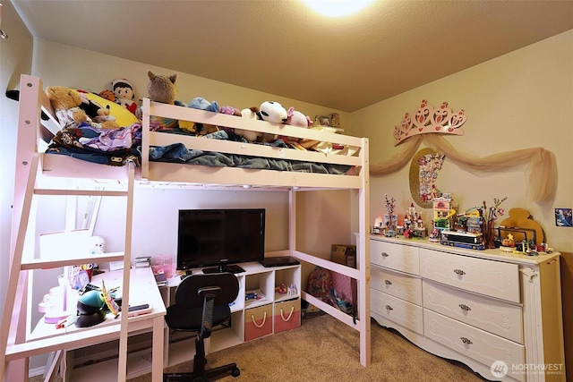 19523 71st Ave E, Spanaway, WA 98387 - bedroom featuring light colored carpet and a desk