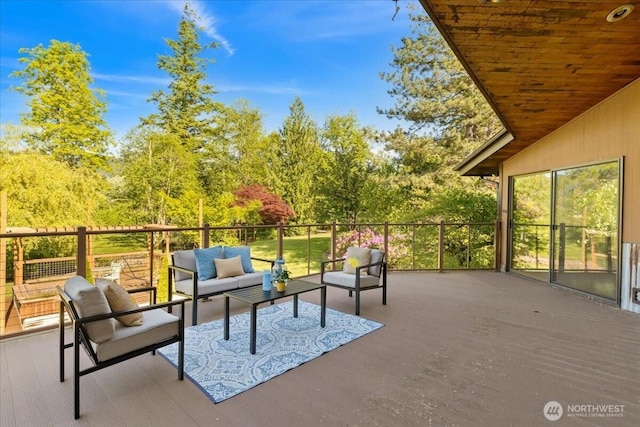 41506 292nd Way SE, Enumclaw, WA 98022 - view of patio / terrace featuring outdoor lounge area