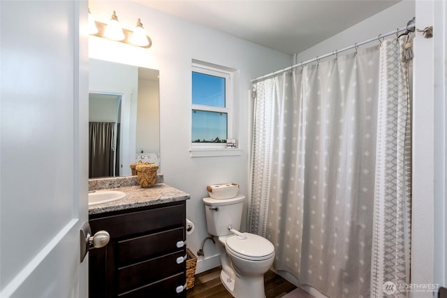 585 Finnegan Rdg, Friday Harbor, WA 98250 - bathroom with vanity and wood finished floors
