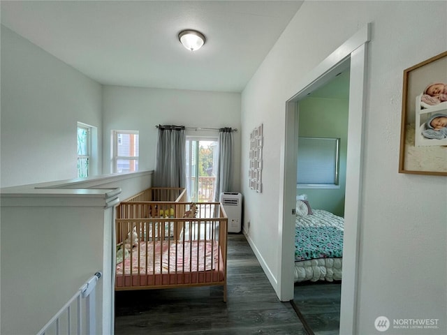 585 Finnegan Rdg, Friday Harbor, WA 98250 - corridor featuring wood finished floors and an upstairs landing