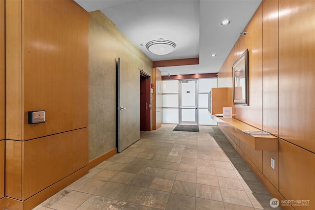 17 W Mercer St Unit 216, Seattle, WA 98119 - hall featuring baseboards and recessed lighting