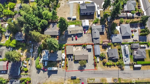 12010 2nd Ave SW, Seattle, WA 98146 - aerial view of residential area featuring property boundaries highlighted