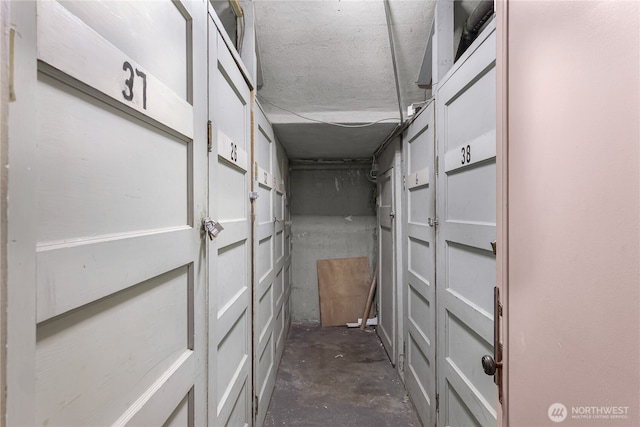 4725 15th Ave NE Unit 37, Seattle, WA 98105 - hallway featuring concrete floors