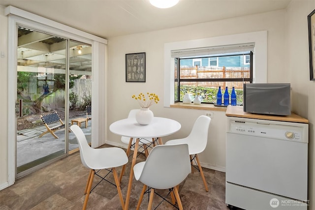 5011 5th Ave NE, Seattle, WA 98105 - dining room with baseboards