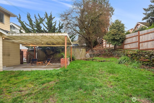 5011 5th Ave NE, Seattle, WA 98105 - view of yard with a patio
