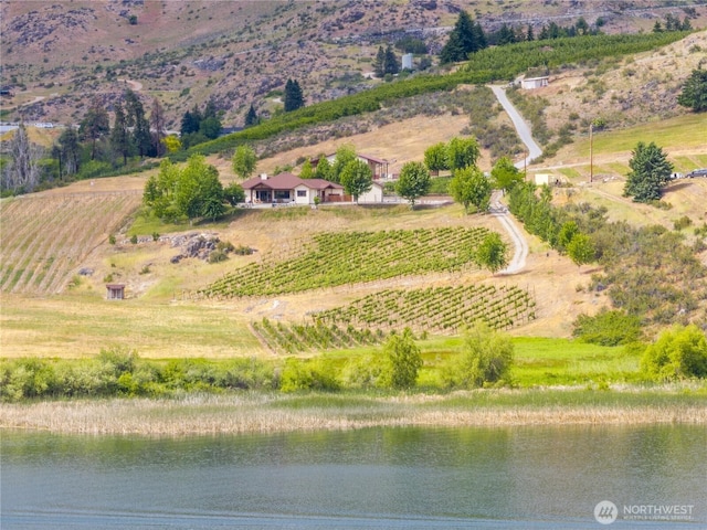 134 Borealis Ln, Manson, WA 98831 - view of property location featuring rural landscape and a large body of water
